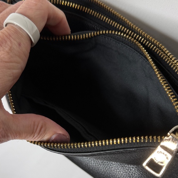 Coach Black Leather Crossbody Bag - Picture 4 of 9